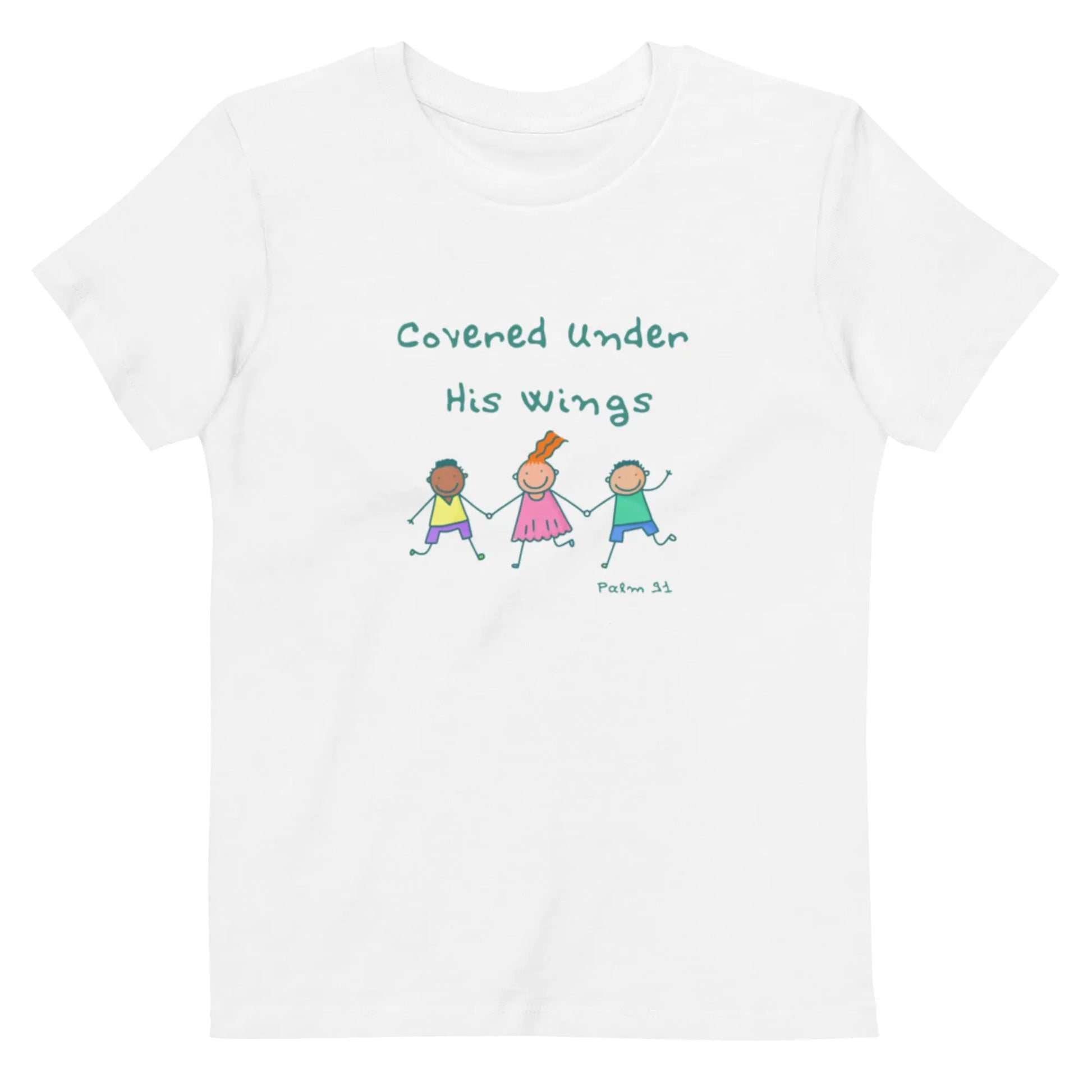 Covered Under His Wings kids t-shirt Its A Finished Work