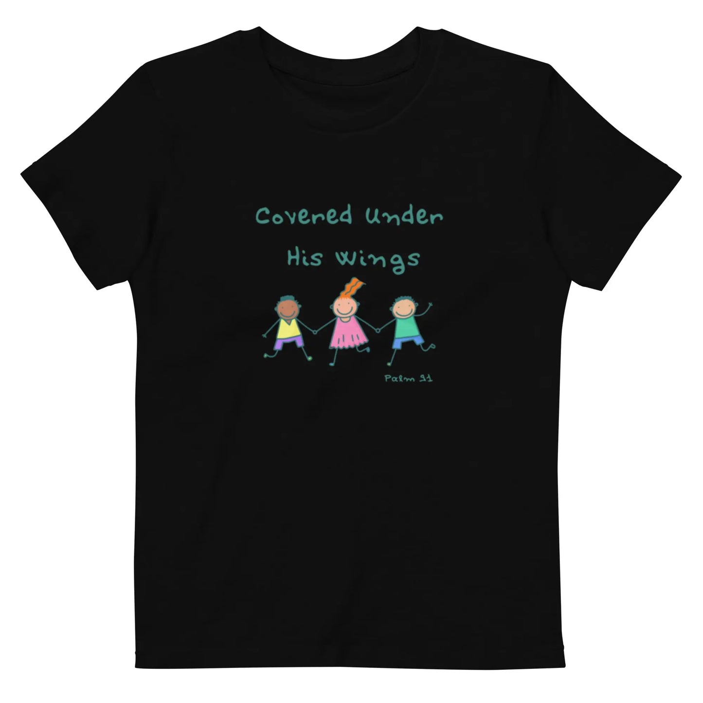 Covered Under His Wings kids t-shirt Its A Finished Work