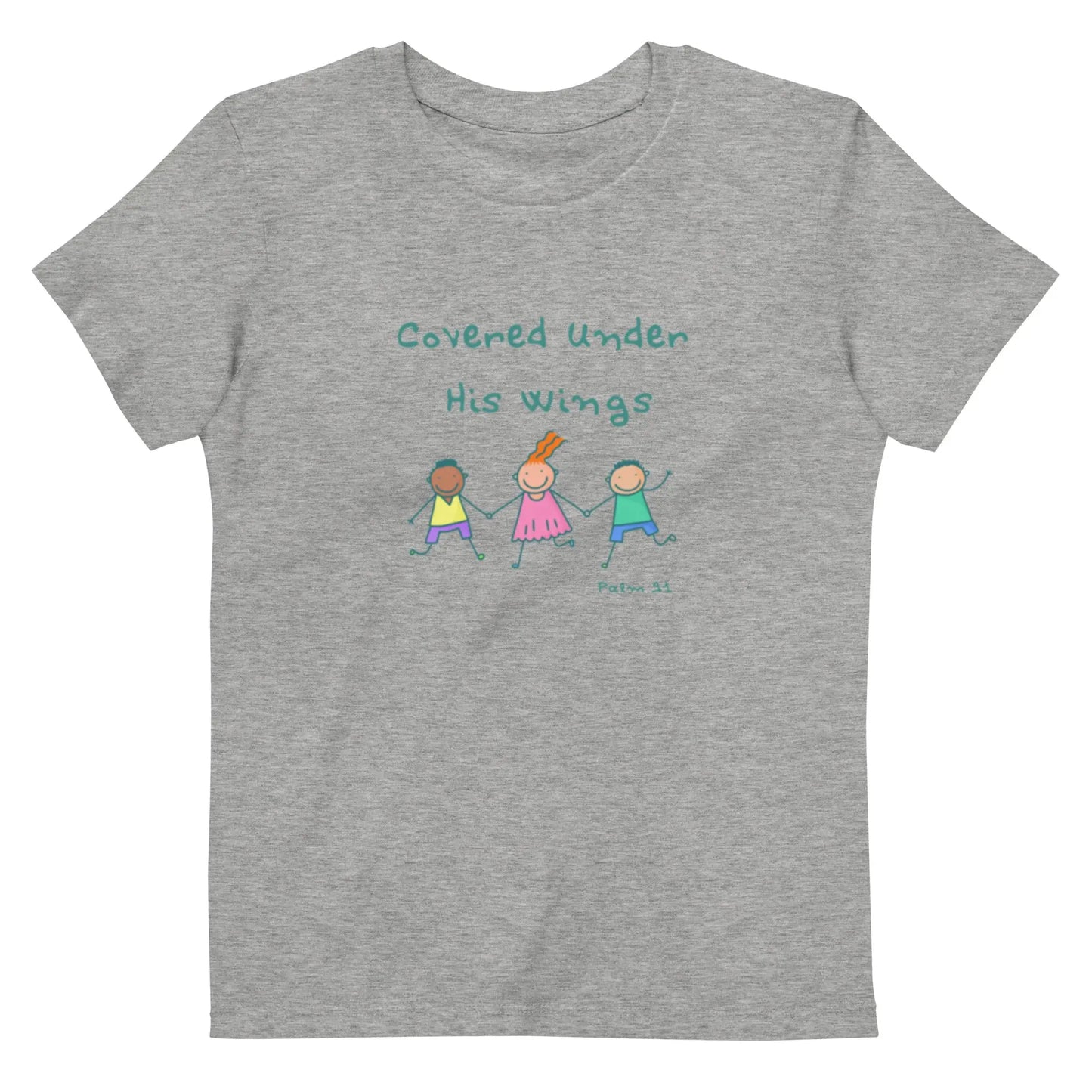 Covered Under His Wings kids t-shirt Its A Finished Work