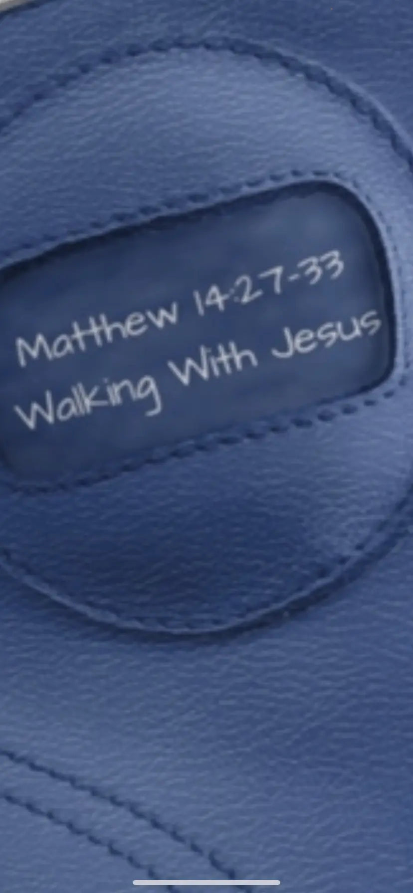 Saving Souls - Matthew 14:27:33 Walking With Jesus Sporty High Top it's-a-finished-work